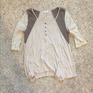Cream blouse